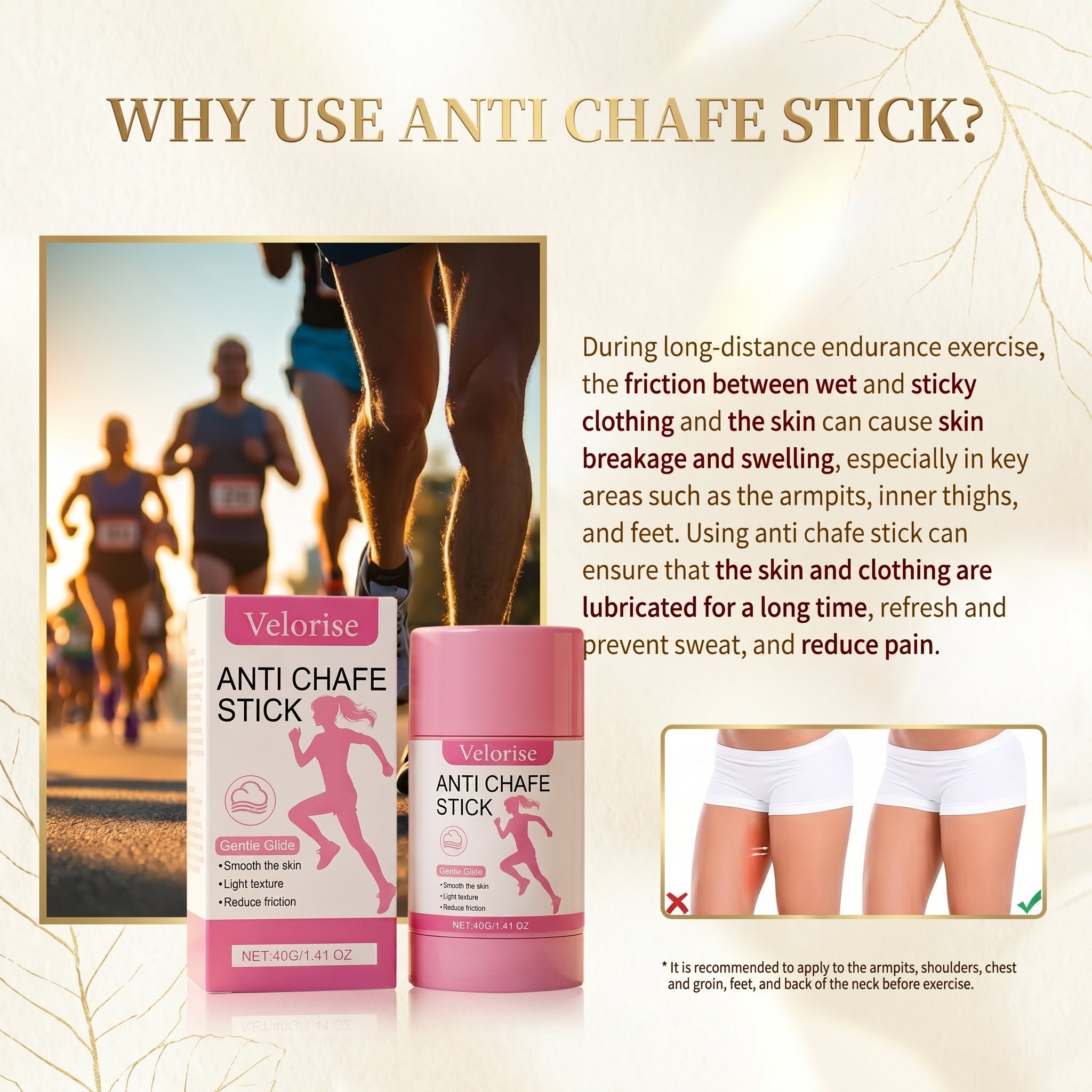 Velorise™ Anti-chafe stick